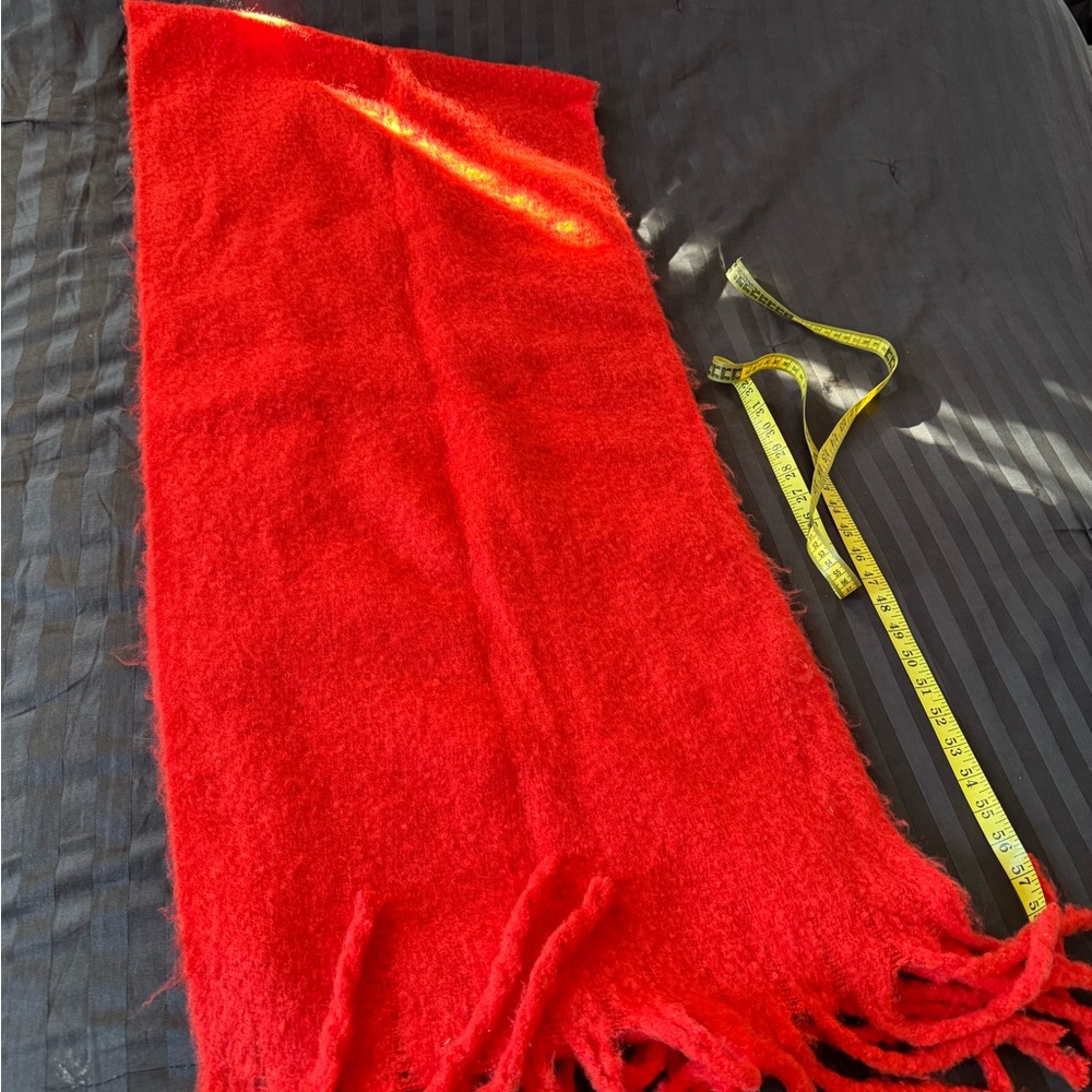 Melrose and Market Bright Red Plush Fringe